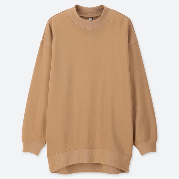 Uniqlo Long Sleeve Oversized Crew Pullover Sweater - Picture 1 of 5